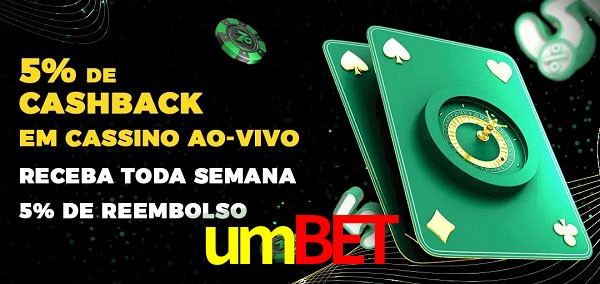 Promoções do cassino ao Vivo umbet